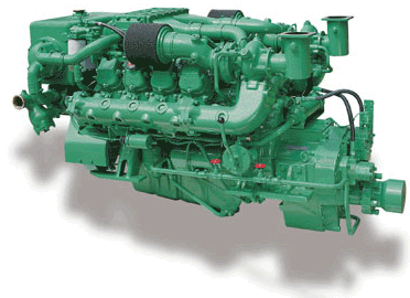 Судовой двигатель Hyundai V158TIH
