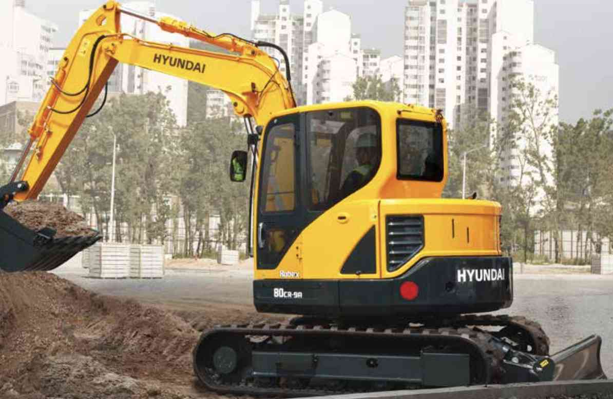 Гусеничный экскаватор Hyundai R80CR-9A