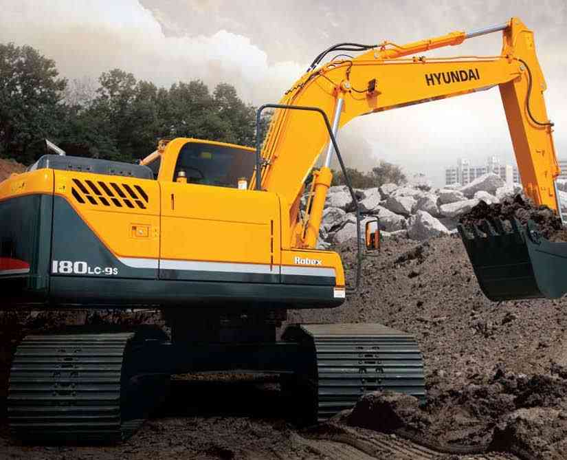 Гусеничный экскаватор Hyundai R180NLC-9S