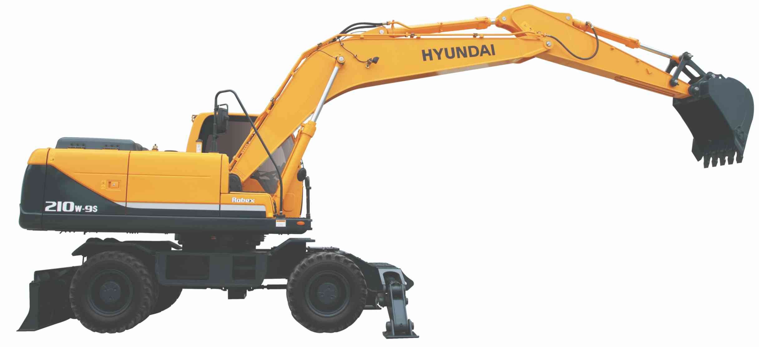 Колесный экскаватор Hyundai R210W-9S