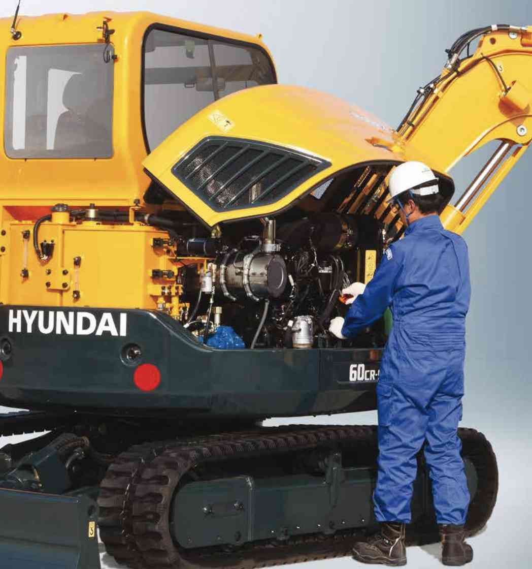 Гусеничный экскаватор Hyundai R60CR-9A