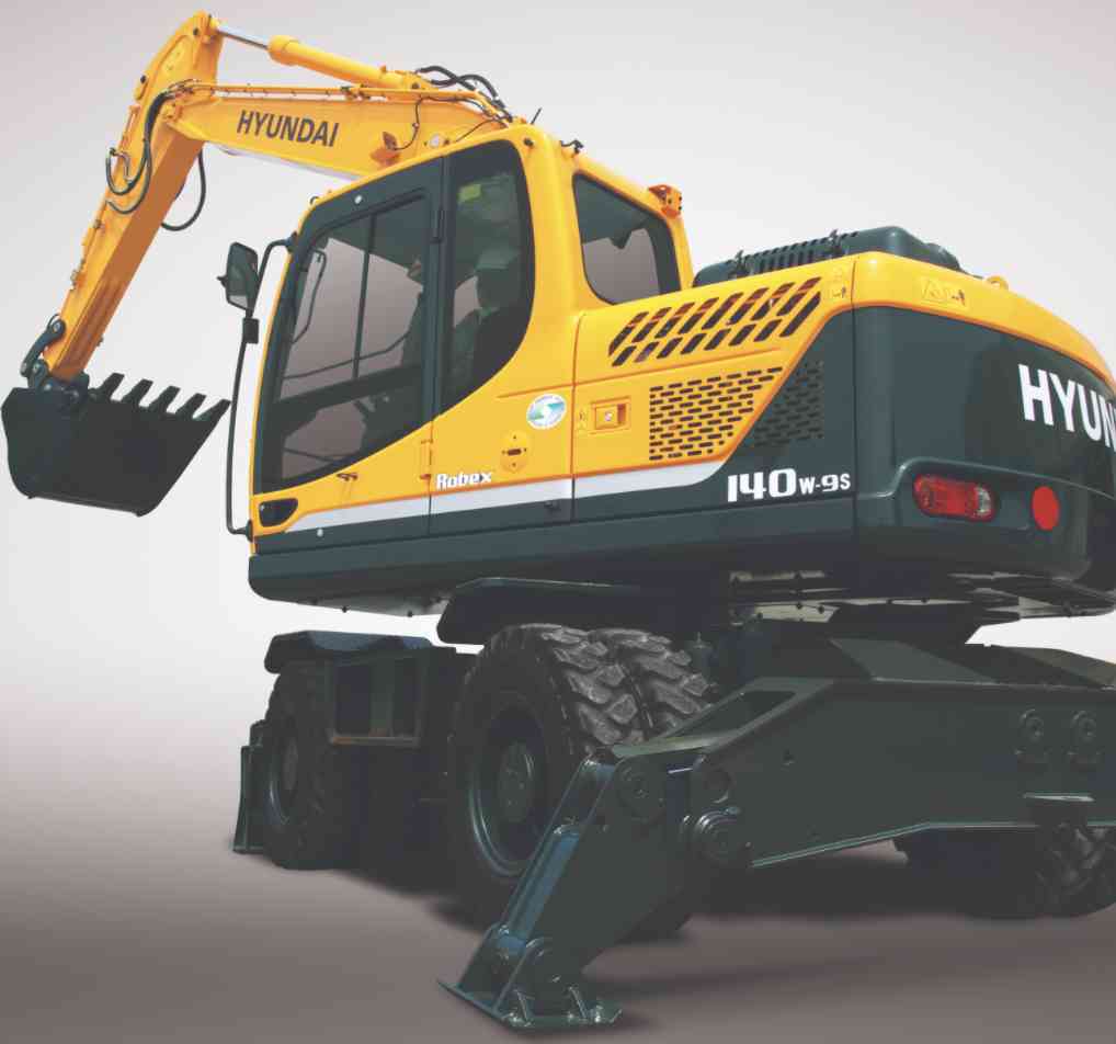 Колесный экскаватор Hyundai R140W-9S