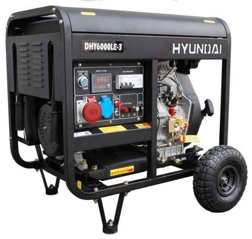 Дизельный генератор HYUNDAI DHY 6000LE-3