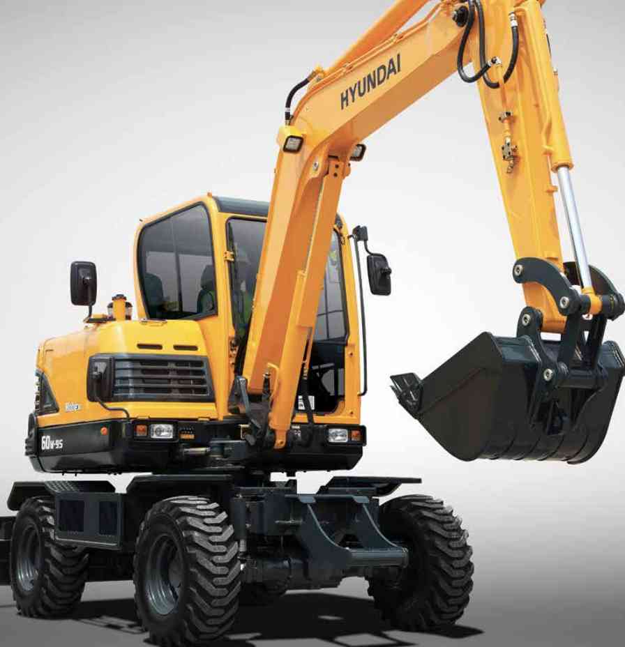 Колесный экскаватор Hyundai R60W-9S