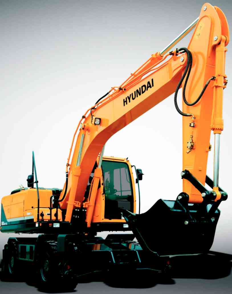 Колесный экскаватор Hyundai R180W-9S