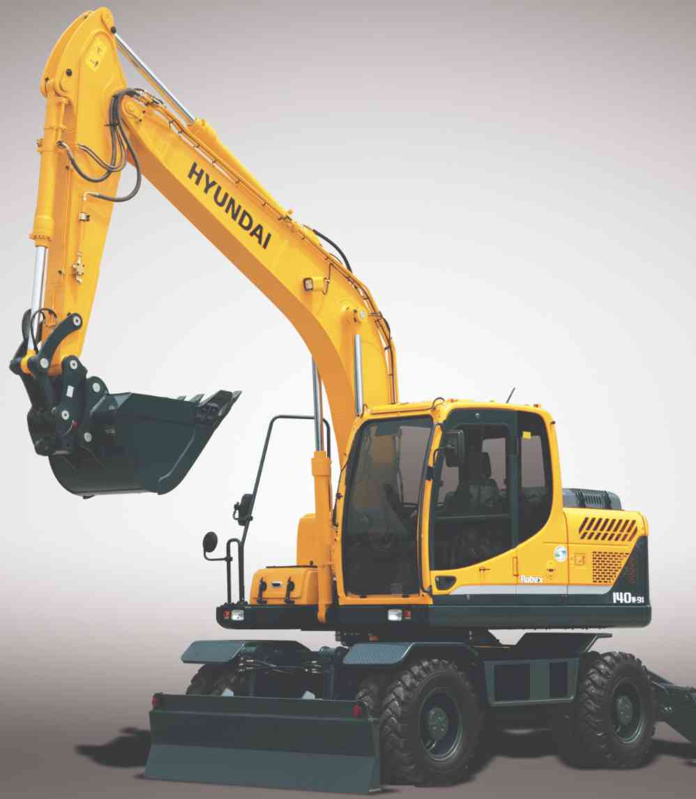 Колесный экскаватор Hyundai R140W-9S