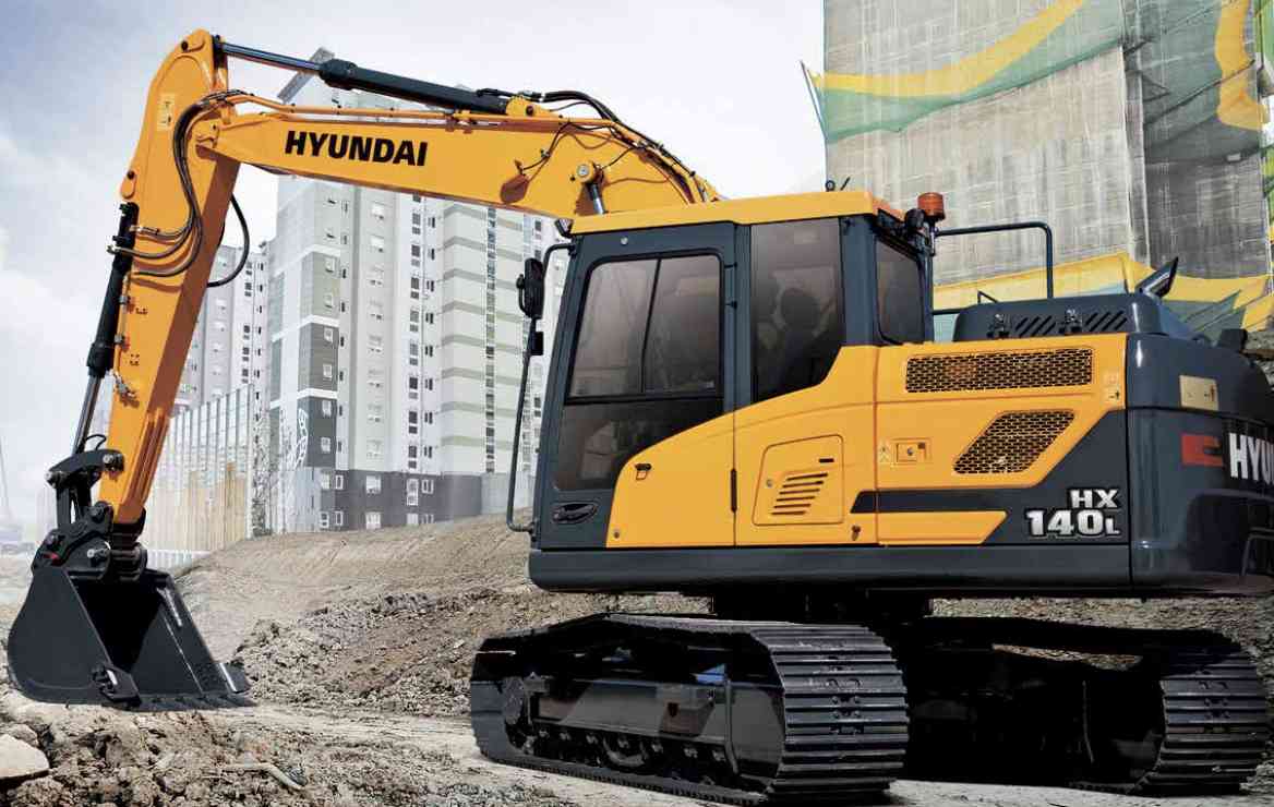 Гусеничный экскаватор Hyundai HX140L