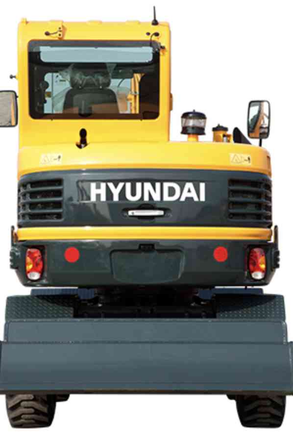 Колесный экскаватор Hyundai R60W-9S