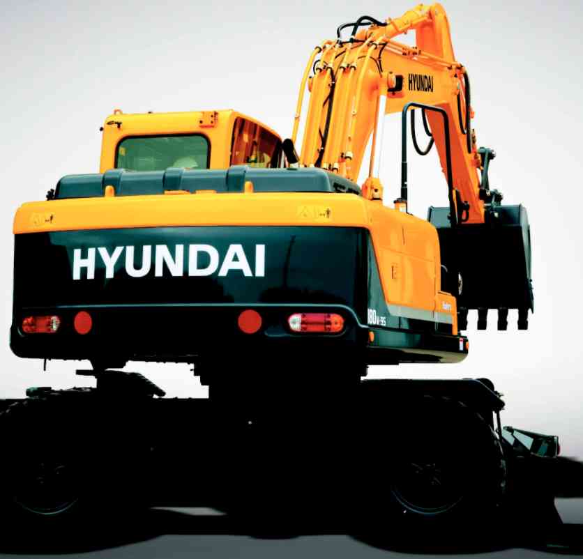 Колесный экскаватор Hyundai R180W-9S