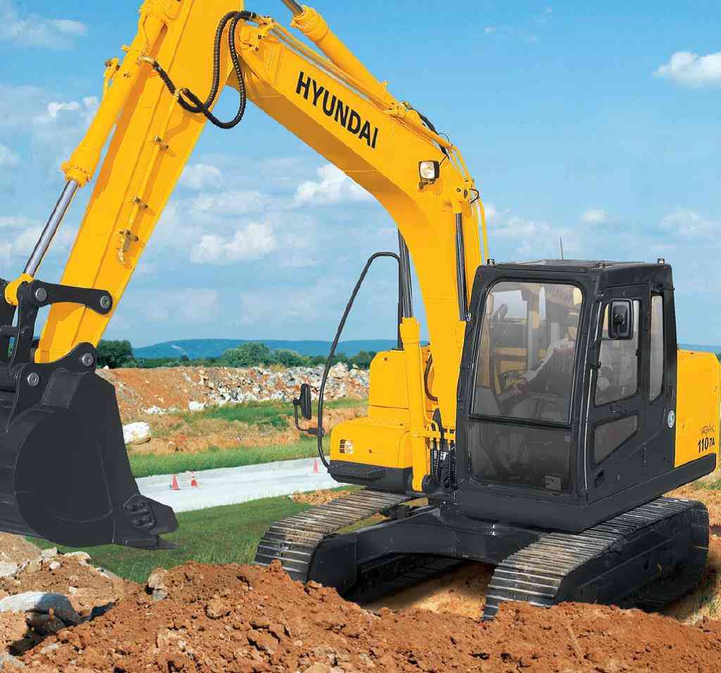 Гусеничный экскаватор Hyundai R110-7А