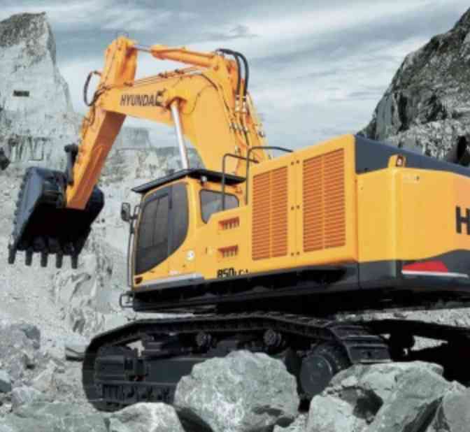 Гусеничный экскаватор Hyundai R850LC-9