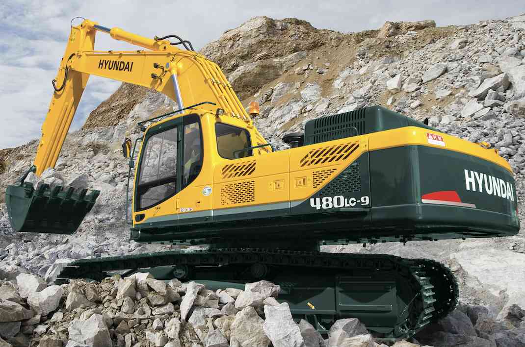 Гусеничный экскаватор Hyundai R480LC-9S