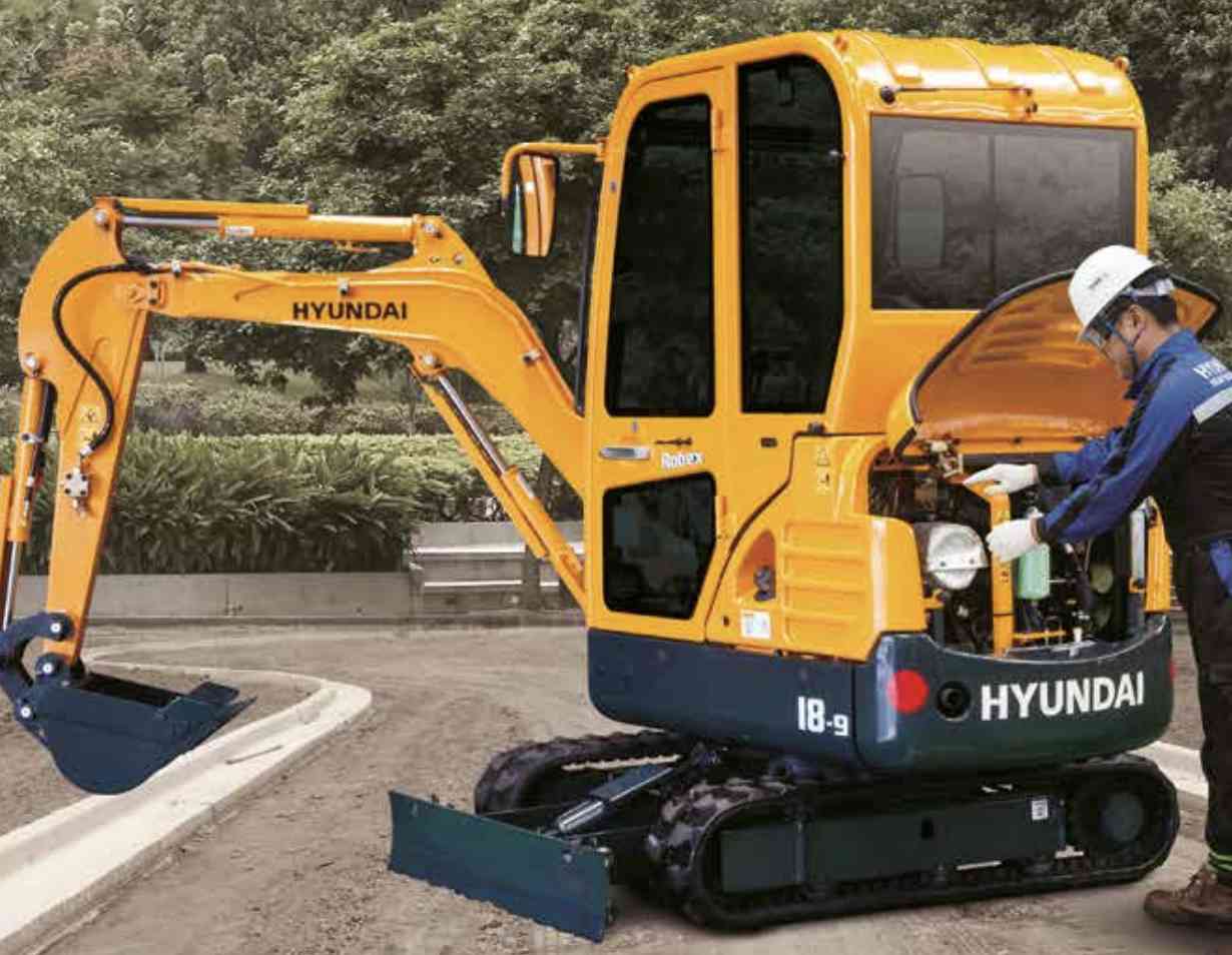 Гусеничный экскаватор Hyundai R18-9