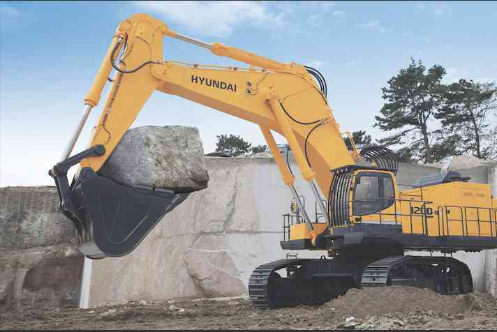 Гусеничный экскаватор Hyundai R1200-9